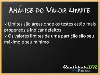 Técnicas de modelagem de teste (parte 1)