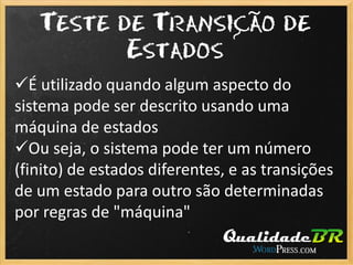 Técnicas de modelagem de teste (parte 1)