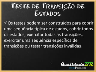 Técnicas de modelagem de teste (parte 1)