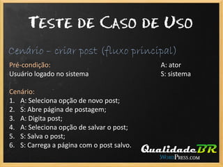 Técnicas de modelagem de teste (parte 1)