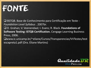 Técnicas de modelagem de teste (parte 1)