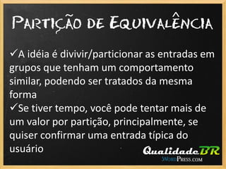 Técnicas de modelagem de teste (parte 1)