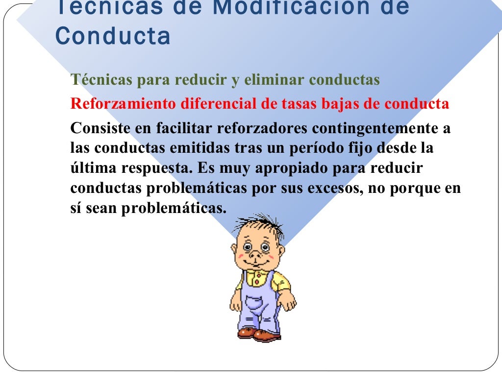 Técnicas de modificación de conducta