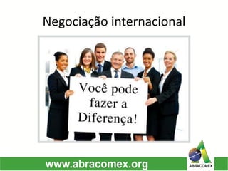 Negociação internacional  