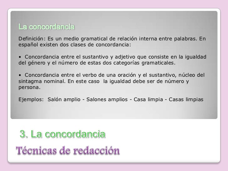 Técnicas de redacción