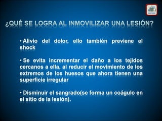 Técnicas de vendaje e inmovilización.