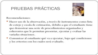 Técnicas e instrumentos de evaluación