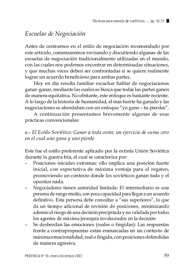Cuatro t cnicas para el manejo de conflictos laborales