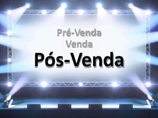 Pré-Venda
Venda
Pós-Venda
 