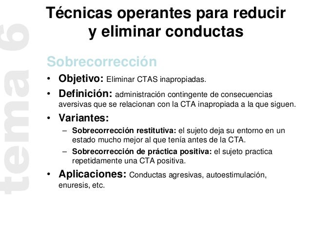 TECNICAS OPERANTES PDF TECNICAS OPERANTES PDF