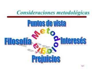 Consideraciones metodológicas




                         121
 