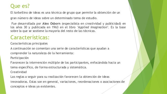 Técnica torbellino de ideas