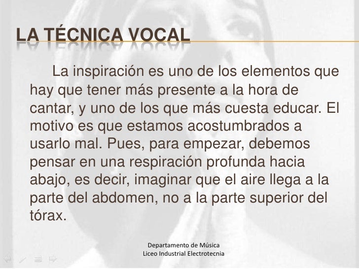 Técnica vocal