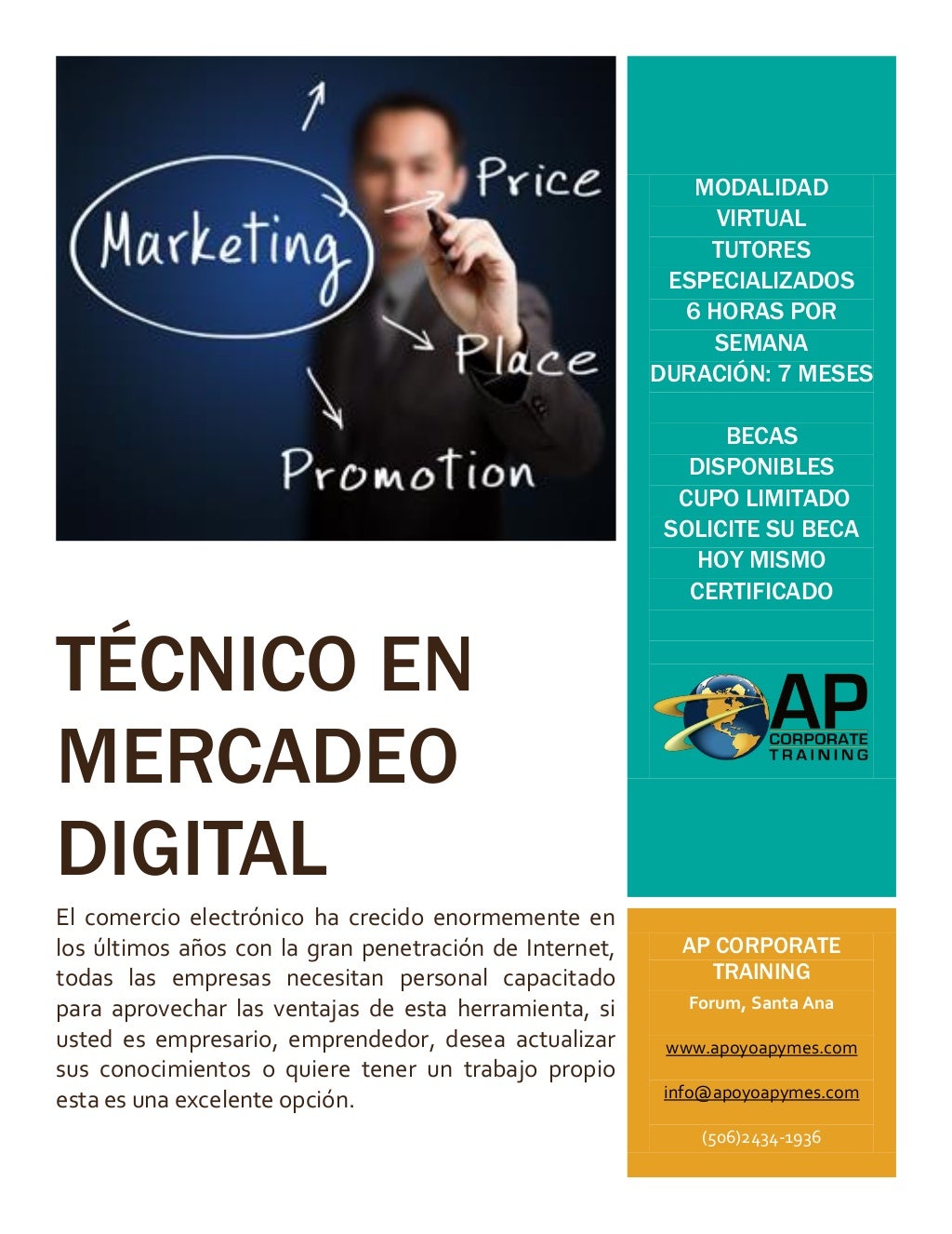 Técnico en mercadeo digital