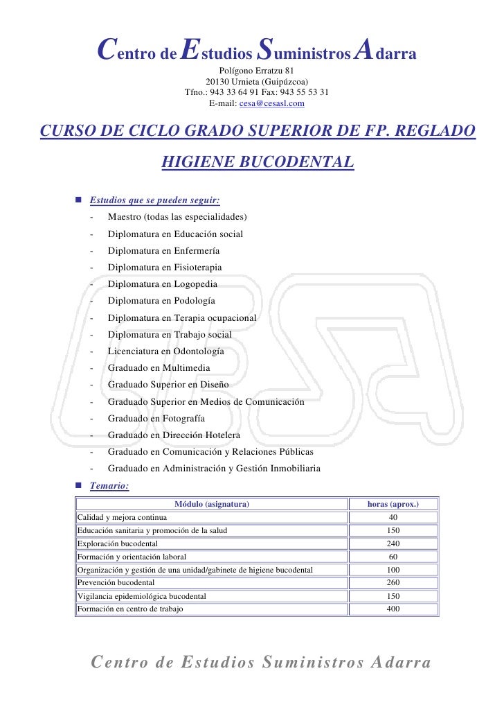 higiene bucodental salidas t 233 cnico superior en higiene bucodental higiene bucodental salidas t 233 cnico superior en higiene bucodental