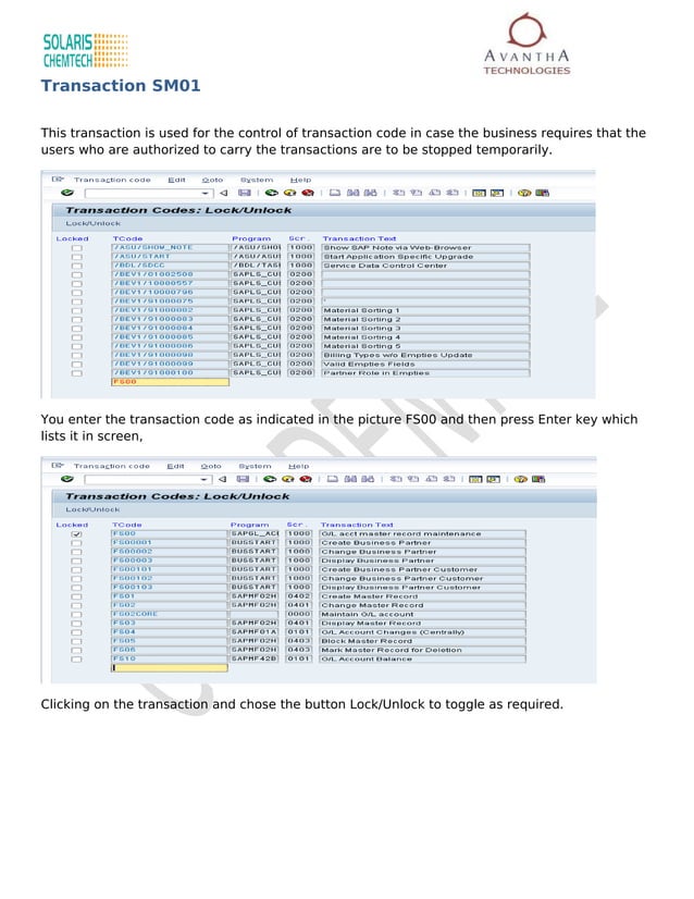 T codes sap-basis-training | PDF