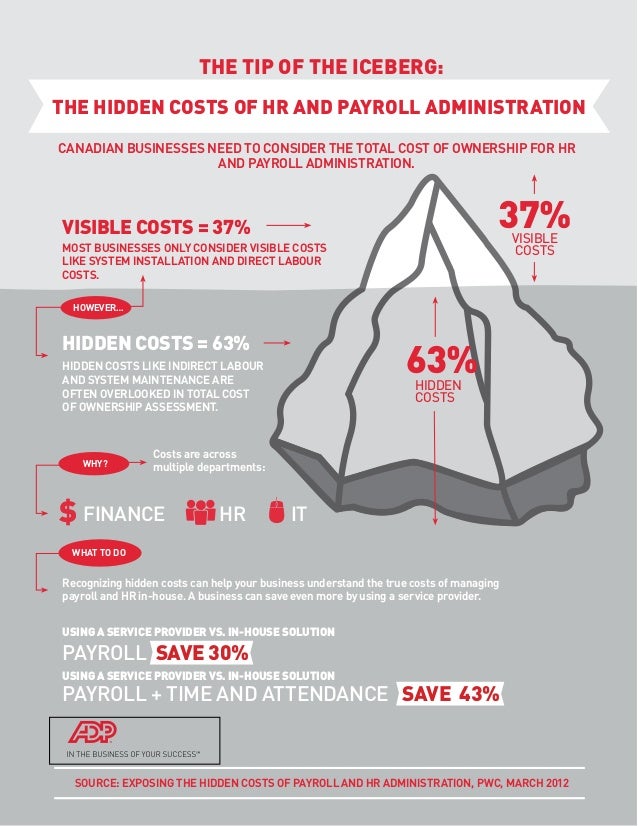 The Tip of the Iceberg The Hidden Costs of HR and Payroll Administra…