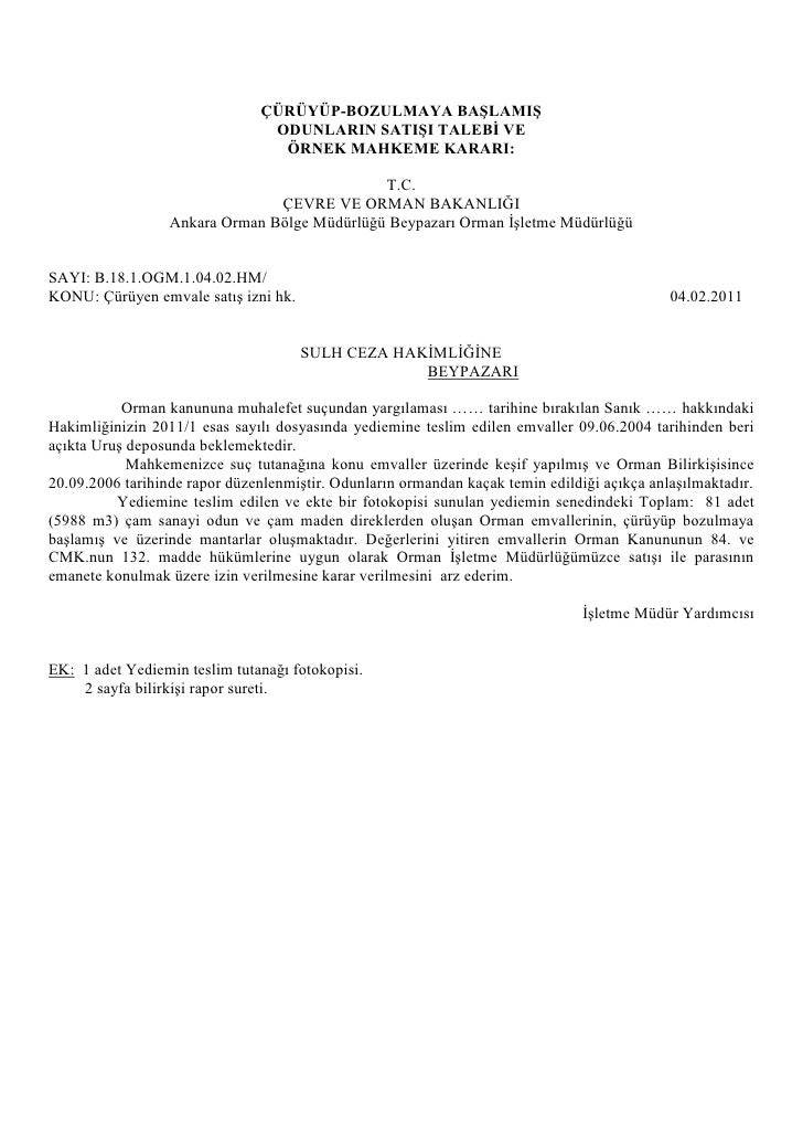 yediemin tutanagi ornegi