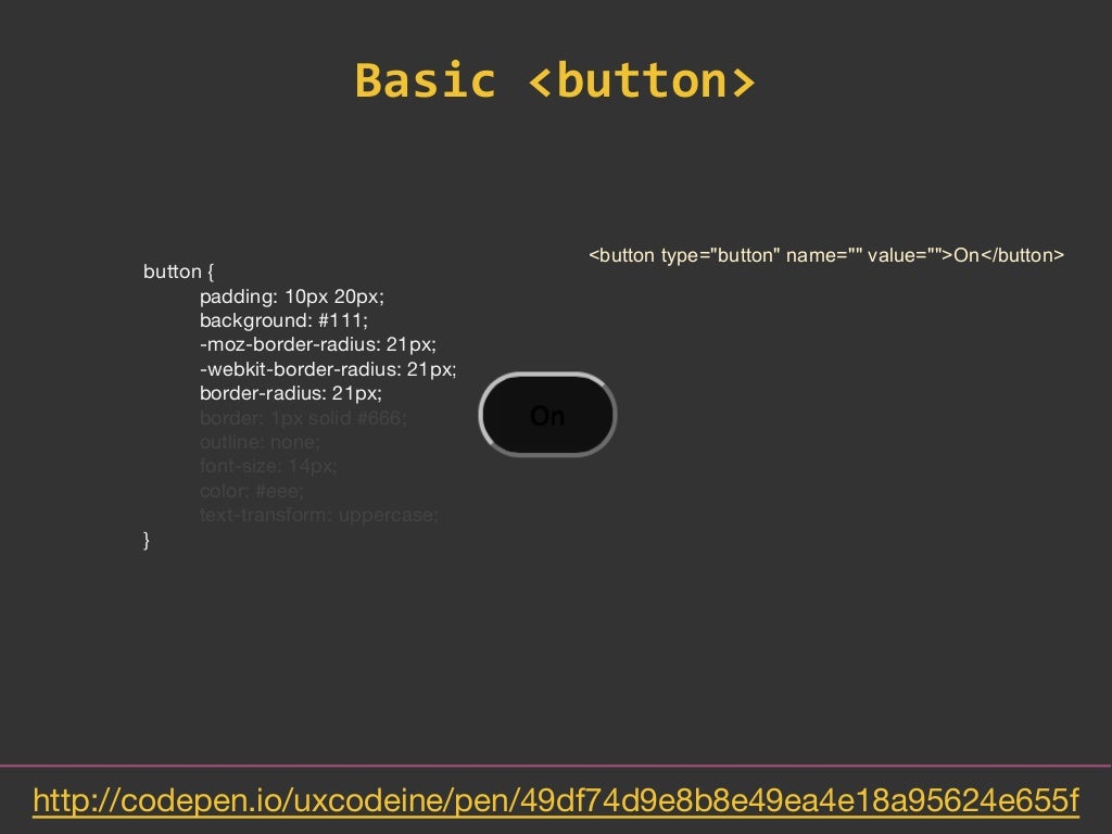 Basic http//codepen.io/uxcodeine/pen/49df74d9e8b8e49ea4e18a…