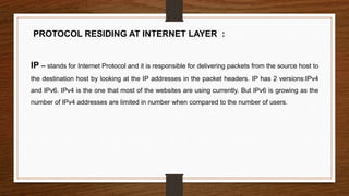 TCP/IP MODEL | PPTX