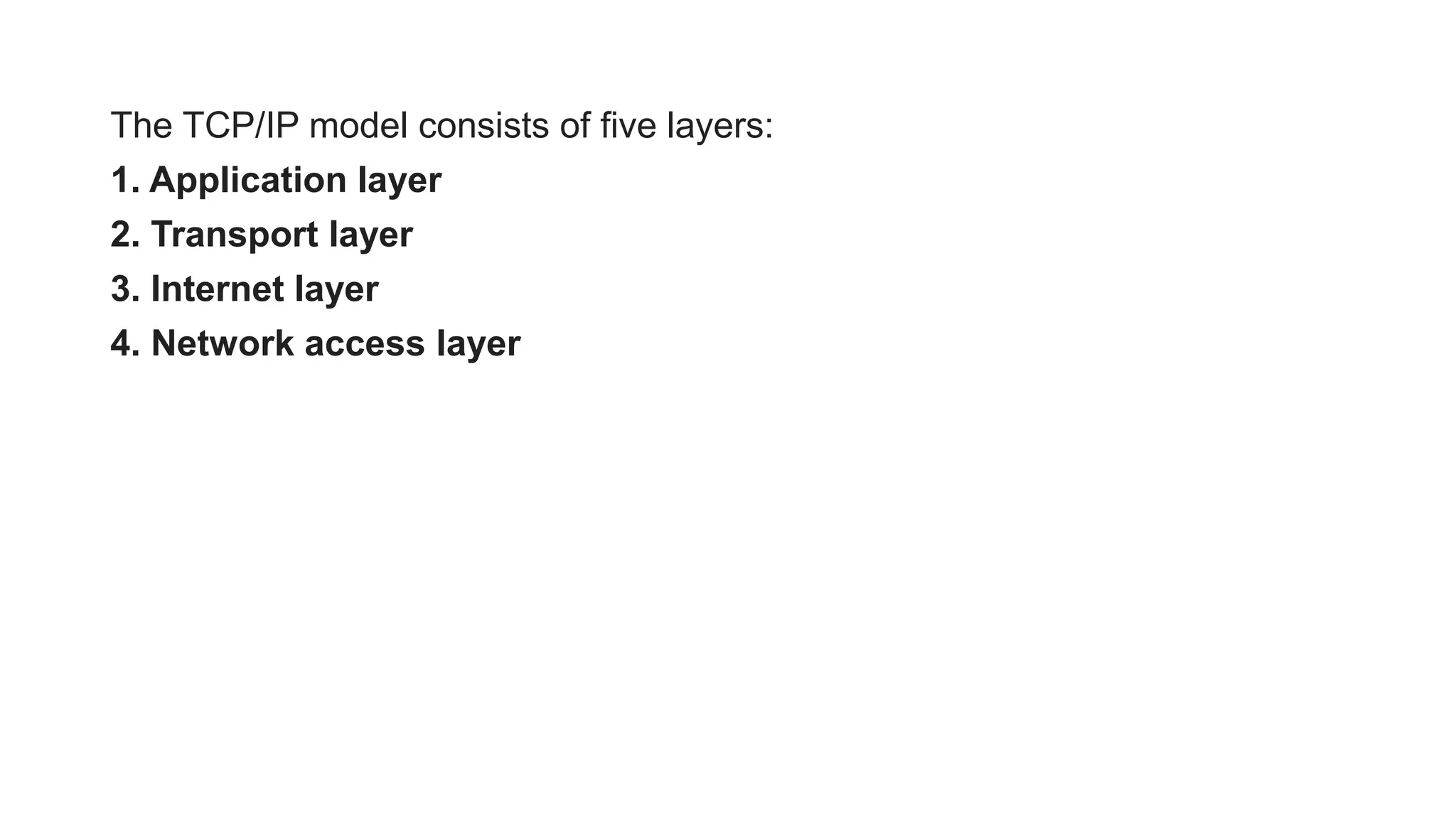 Tcp/Ip Model | PPT image.