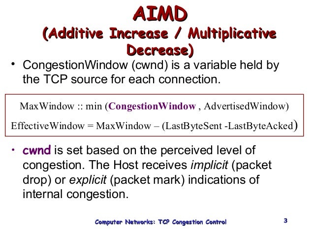 Tcp Congestion Control