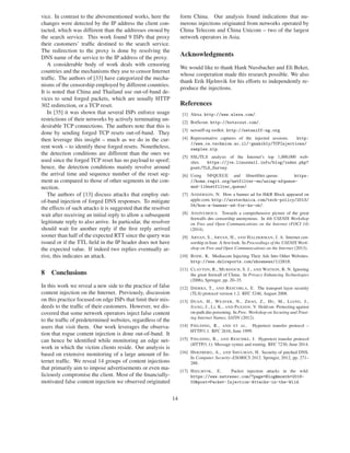 TCP injection attacks in the wild: A large scale case study | PDF