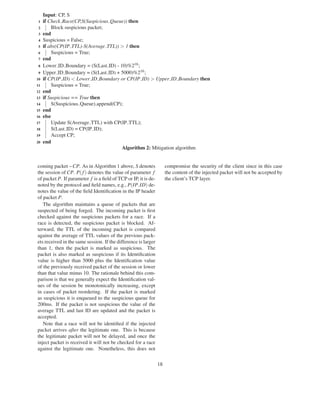 TCP injection attacks in the wild: A large scale case study | PDF