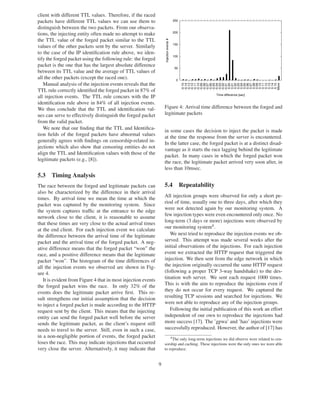 TCP injection attacks in the wild: A large scale case study | PDF
