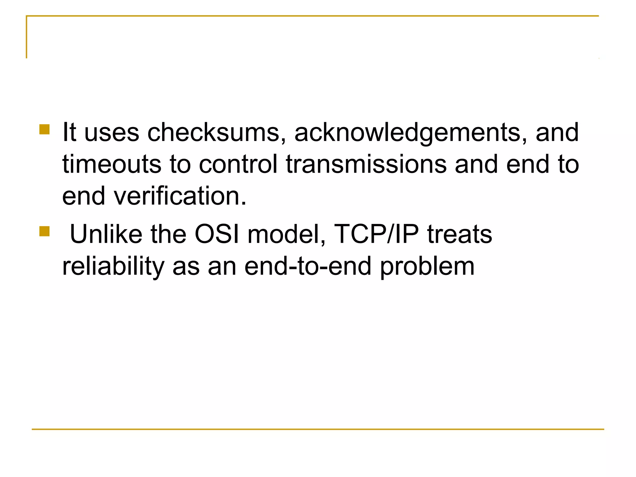 TCP/IP Network ppt | PPT