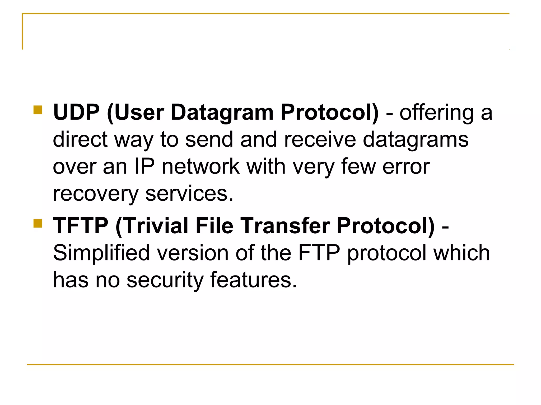 TCP/IP Network ppt | PPT