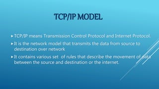 Tcp/ip model online assignment help | PPT