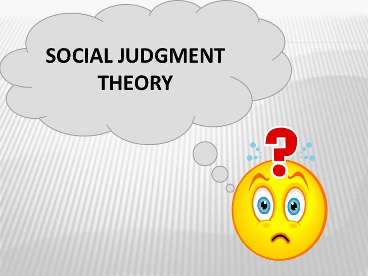 TCP Social Judgement Theory