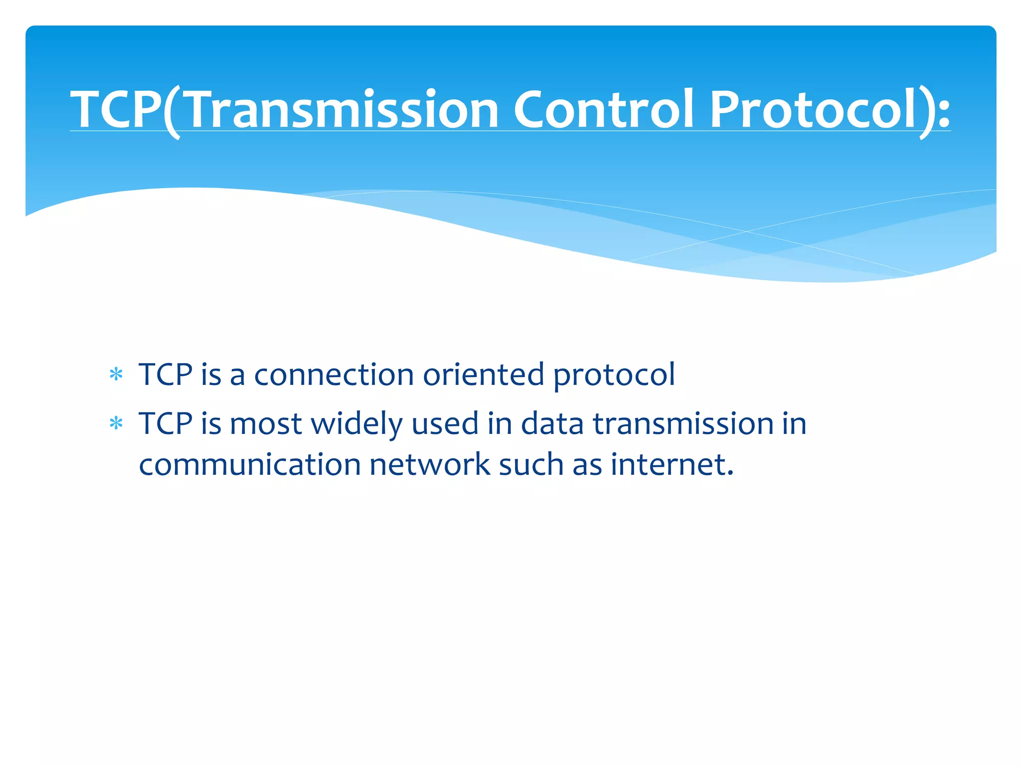 Tcp presentation | PPTX