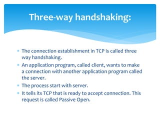 Tcp presentation | PPTX
