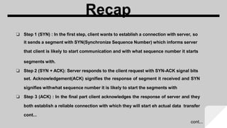 Tcp3 wayhandshakeprocess | PPTX