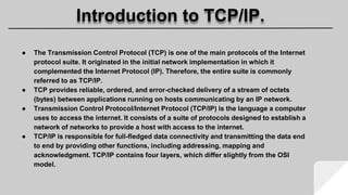 TCP/IP 3-way Handshake | PPTX