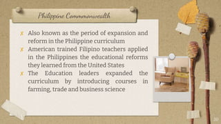 History of Curriculum Development in the Philippines | PPTX