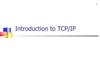 Introduction to TCP/IP Protocol Stack | PPT