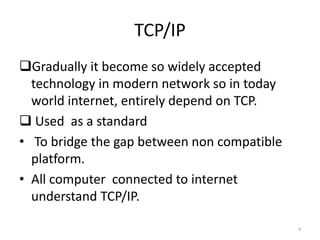 Tcp/ip | PPTX | Internet | Computing