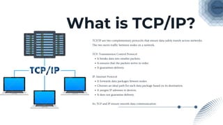 TCP/IP presentation SET2- Information Systems | PDF