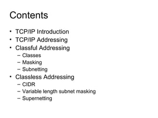 TCP IP Addressing | PPT