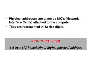 TCP IP Addressing | PPT | Computer Networking | Computing