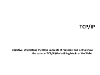 TCP/IP Basics | PPT