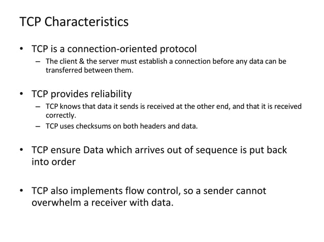 TCP/IP Basics