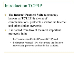 TCP/IP-Protocol Suite-Simple Explanation | PPTX