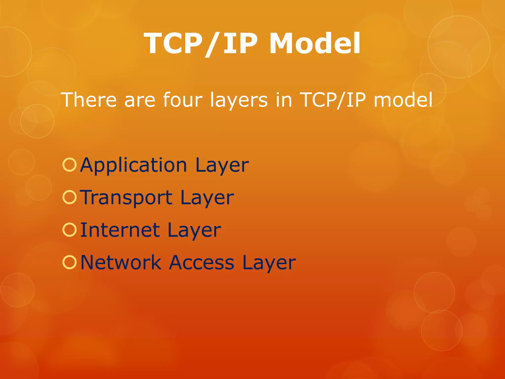 TCP/IP Model | PPTX