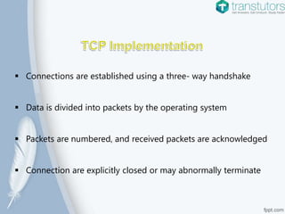 TCP IP Model | Computer Science | PPTX | Computer Networking | Computing