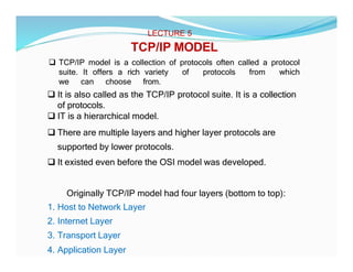 TCP_IP Model FOR COMPUTER ENGINEERING STUDENTS | PDF
