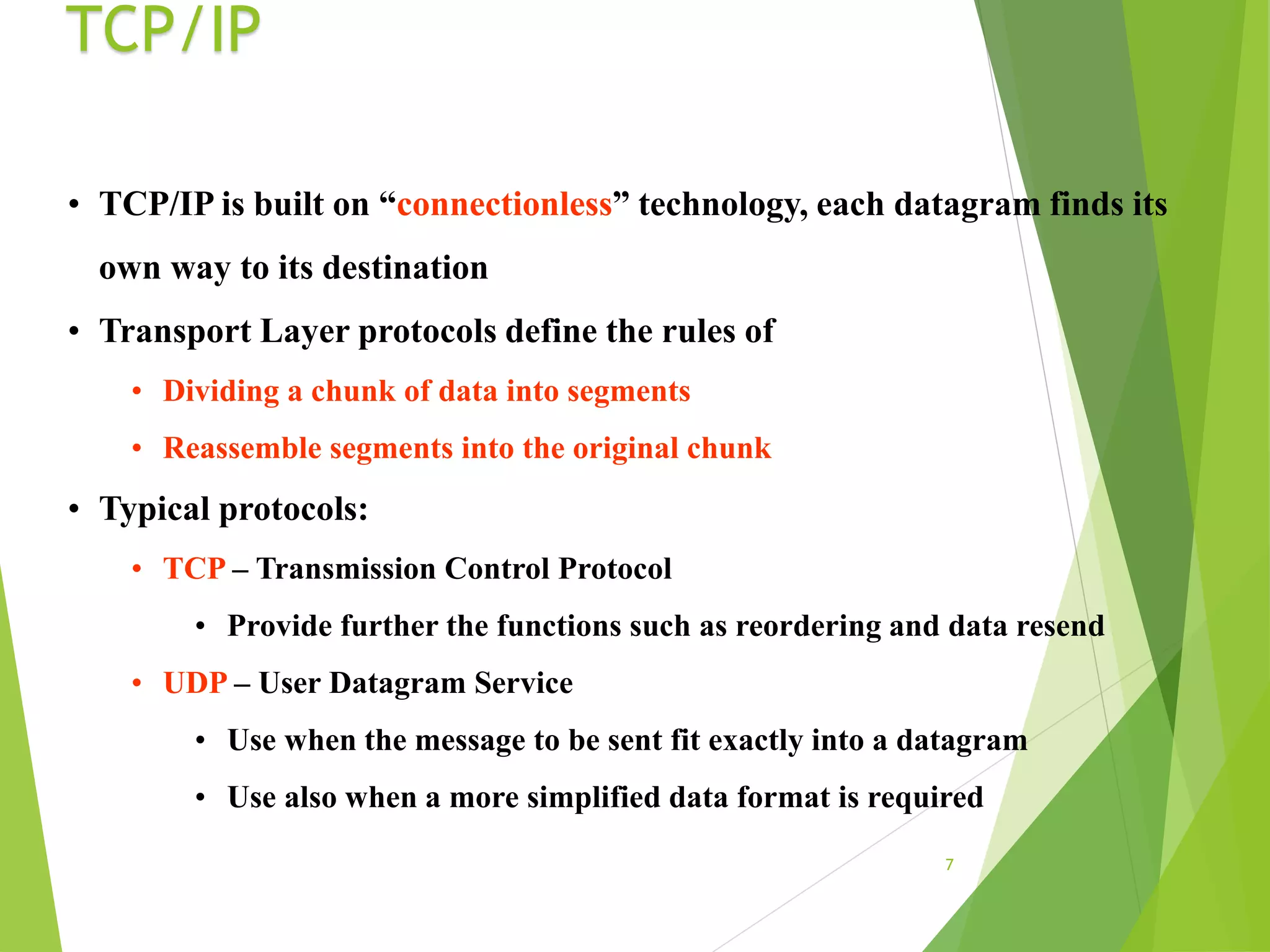 tcp ip protocols.ppt | Email | Internet
